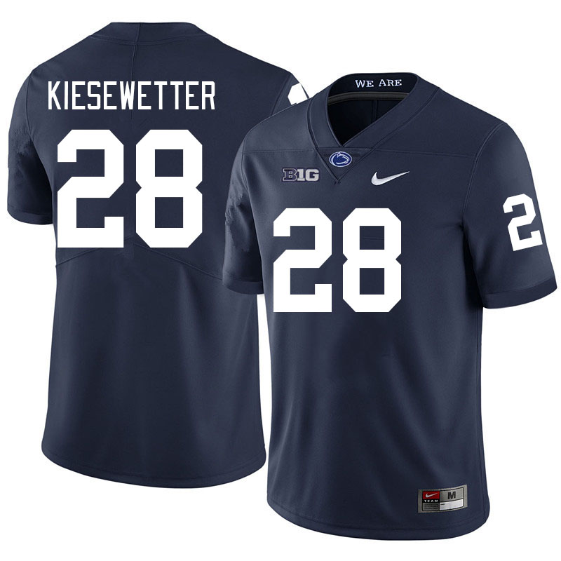 Men #28 Karson Kiesewetter Penn State Nittany Lions College Football Jerseys Stitched-Navy